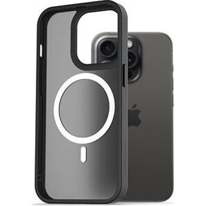 AlzaGuard Matte Case Compatible with MagSafe pre iPhone 15 Pro čierny