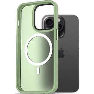 AlzaGuard Matte Case Compatible with MagSafe pre iPhone 15 Pro zelený