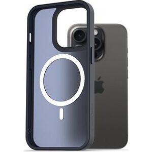 AlzaGuard Matte Case Compatible with MagSafe pre iPhone 15 Pro tmavomodrý