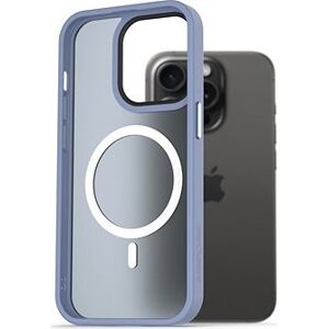 AlzaGuard Matte Case Compatible with MagSafe pre iPhone 15 Pro svetlomodrý