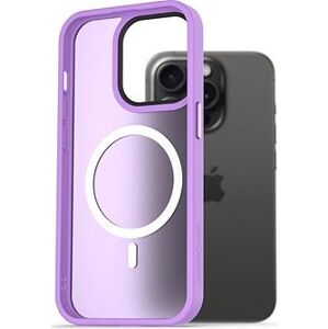 AlzaGuard Matte Case Compatible with MagSafe pre iPhone 15 Pro svetlofialový