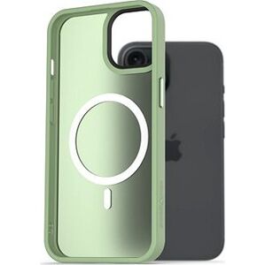 AlzaGuard Matte Case Compatible with MagSafe pre iPhone 15 zelený