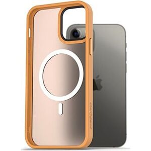 AlzaGuard Matte Case Compatible with MagSafe pre iPhone 12/12 Pro žltý