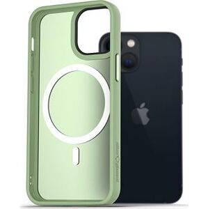 AlzaGuard Matte Case Compatible with MagSafe pre iPhone 13 Mini zelený