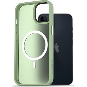 AlzaGuard Matte Case Compatible with MagSafe pre iPhone 14 zelený