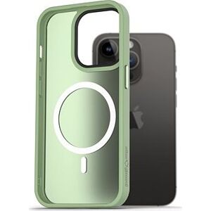 AlzaGuard Matte Case Compatible with MagSafe pre iPhone 14 Pro zelený