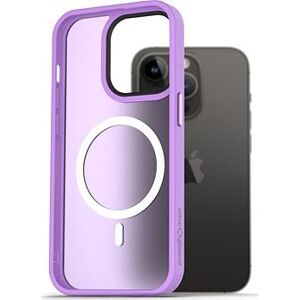 AlzaGuard Matte Case Compatible with MagSafe pre iPhone 14 Pro svetlofialový