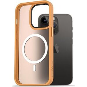 AlzaGuard Matte Case Compatible with MagSafe pre iPhone 14 Pro žltý