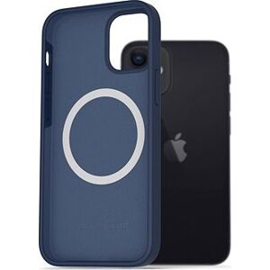 AlzaGuard Silicone Case Compatible with Magsafe iPhone 12 Mini modrý