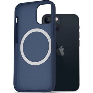 AlzaGuard Silicone Case Compatible with Magsafe iPhone 13 Mini modrý