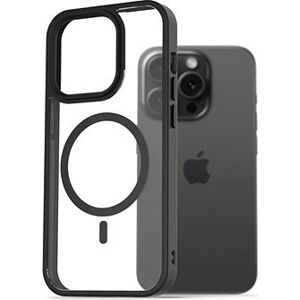 AlzaGuard Clear TPU Case Compatible with Magsafe na iPhone 15 Pro čierny