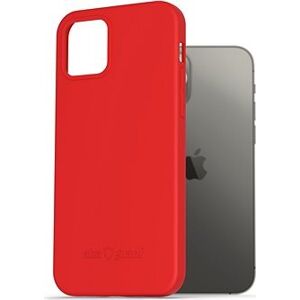 AlzaGuard Matte TPU Case na iPhone 12/ 12 Pro červený