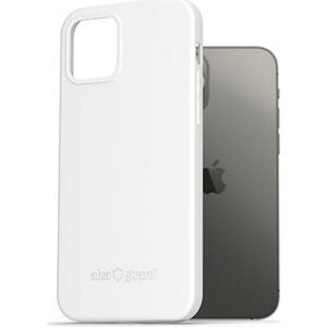 AlzaGuard Matte TPU Case na iPhone 12/ 12 Pro biely