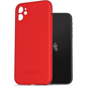 AlzaGuard Matte TPU Case na iPhone 11 červený