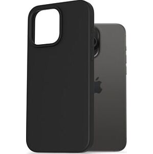 AlzaGuard Premium Liquid Silicone Case pre iPhone 15 Pro Max čierny