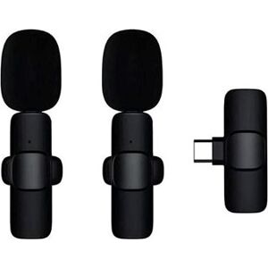 Apexel 2 Pack Wireless Lavillar Microphone