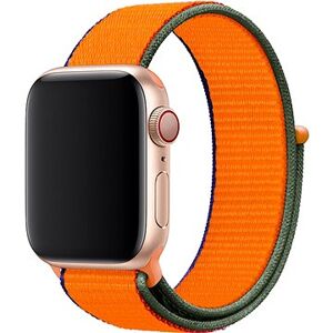 Eternico Airy na Apple Watch 42 mm/44 mm/45 mm Coral Orange and Brown edge