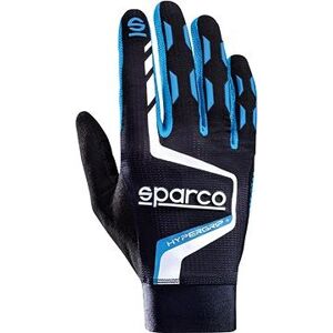 Sparco Hypergrip+ Sim Racing gamingové rukavice, farba čierno-modrá, veľkosť 11