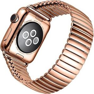 BStrap Stainless Steel na Apple Watch 42 mm/44 mm/45 mm, rosegold