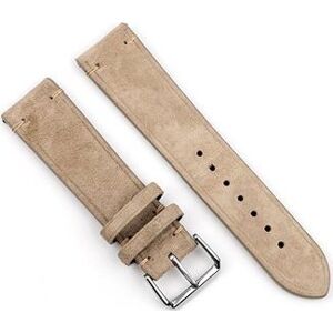BStrap Suede Leather Universal Quick Release 20 mm, beige