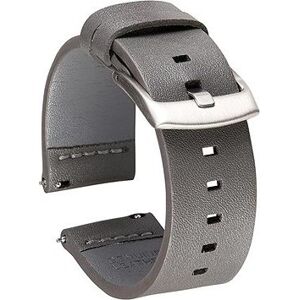 BStrap Fine Leather Universal Quick Release 20 mm, gray