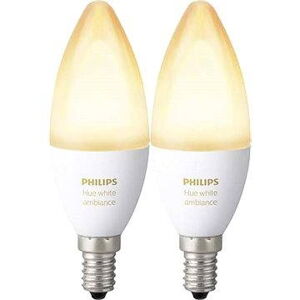 Philips Hue White Ambiance 6 W E14 súprava 2 ks