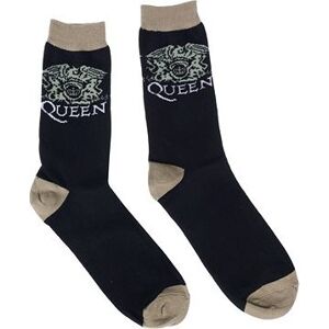 Queen – Crest Blocks unisex modré – ponožky