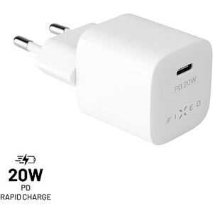 FIXED PD Rapid Charge Mini s USB-C výstupom a podporou PD 20 W biela