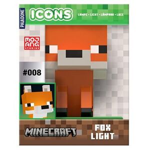 Minecraft – Fox Icon – lampa dekoratívna