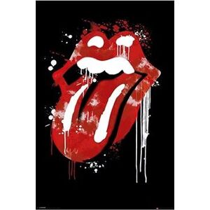 The Rolling Stones - Grafitti Lips - plagát 65 × 91,5 cm