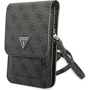 Guess PU 4G Triangle Logo Phone Bag Black