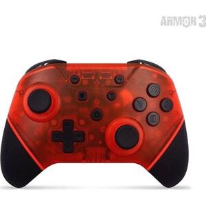 Armor3 NuChamp Wireless Controller for Nintendo Switch (Ruby Red)