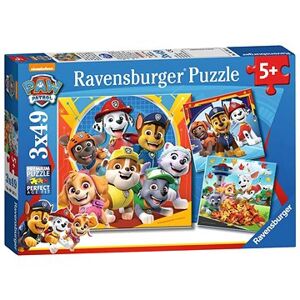 Ravensburger 050482 Labková patrola – Šantenie v lístí 3× 49 dielikov