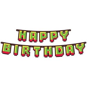 Girlanda – happy birthday – narodeniny – minecraft – 160 cm