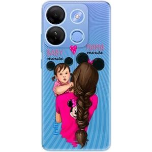 iSaprio Mama Mouse Brunette and Girl – Infinix Smart 7