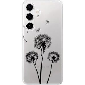 iSaprio Three Dandelions – black – Samsung Galaxy S24