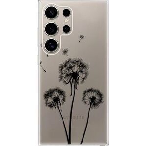iSaprio Three Dandelions – black – Samsung Galaxy S24 Ultra