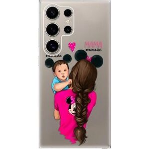 iSaprio Mama Mouse Brunette and Boy – Samsung Galaxy S24 Ultra