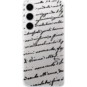 iSaprio Handwriting 01 – black – Samsung Galaxy S24+