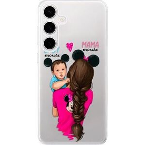 iSaprio Mama Mouse Brunette and Boy – Samsung Galaxy S24+