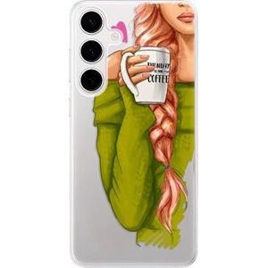 iSaprio My Coffe and Redhead Girl – Samsung Galaxy S24+