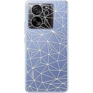 iSaprio Abstract Triangles 03 – white – Xiaomi 13T/13T Pro