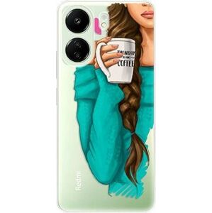 iSaprio My Coffe and Brunette Girl – Xiaomi Redmi 13C