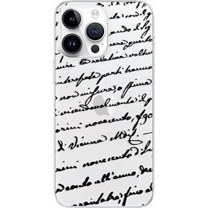 iSaprio Handwriting 01 black pre iPhone 15 Pro Max