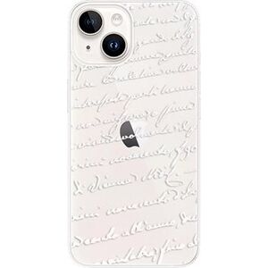 iSaprio Handwriting 01 pro white pro iPhone 15 Plus