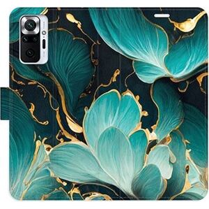 iSaprio flip pouzdro Blue Flowers 02 pro Xiaomi Redmi Note 10 Pro