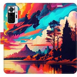 iSaprio flip pouzdro Colorful Mountains 02 pro Xiaomi Redmi Note 10 Pro