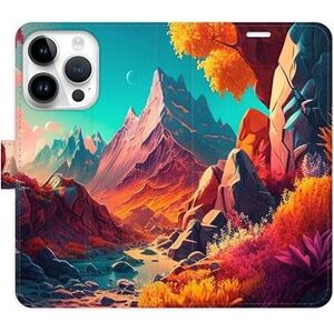 iSaprio flip pouzdro Colorful Mountains pro iPhone 15 Pro