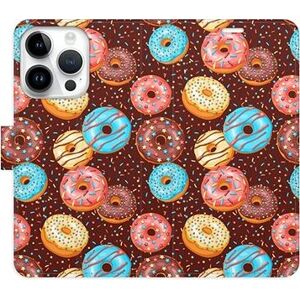 iSaprio flip pouzdro Donuts Pattern pro iPhone 15 Pro