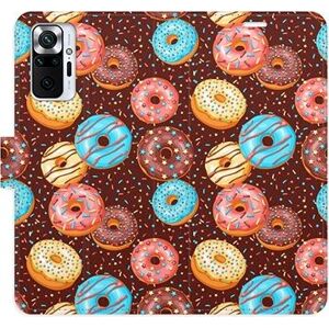iSaprio flip pouzdro Donuts Pattern pro Xiaomi Redmi Note 10 Pro